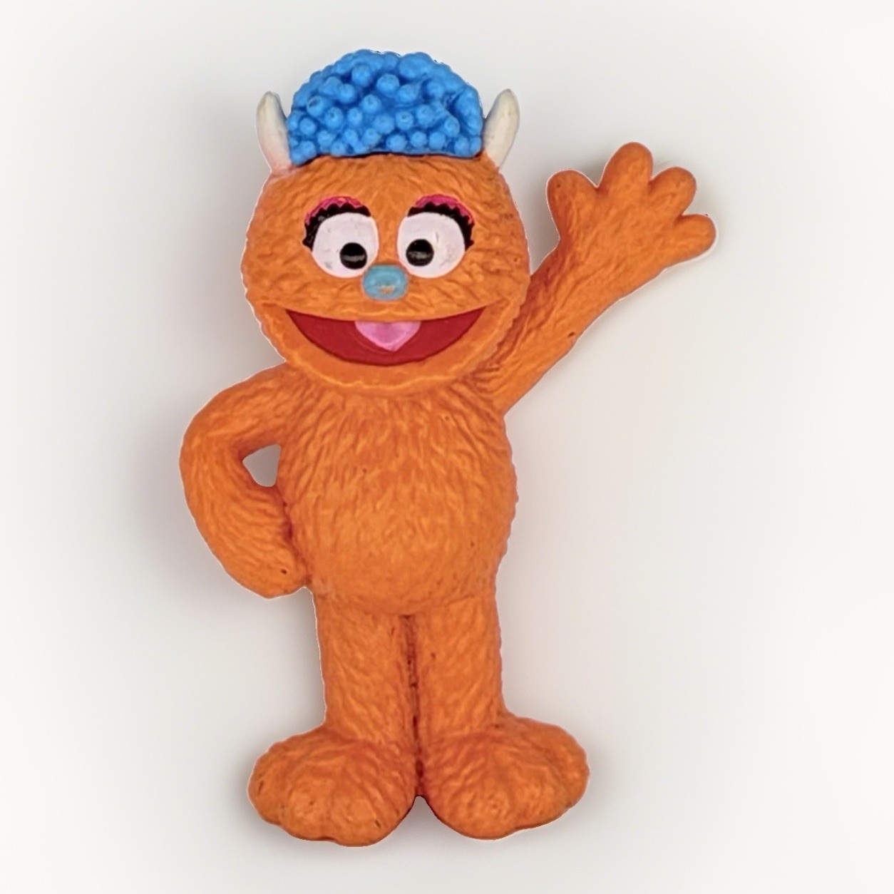 Sesame Street Rudy Fill-A-Bus PVC Figura 3” SeaWorld Busch Gardens Esclusiva