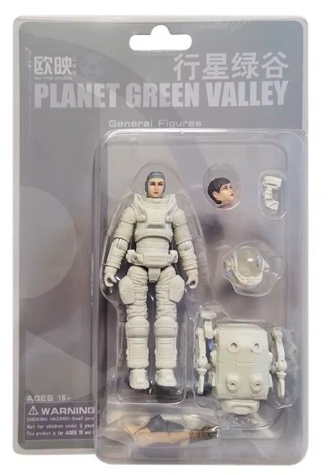 Modellino Planet Green Valley Astronaut 1:18 WF-2025-SP-B1; spedizione USA
