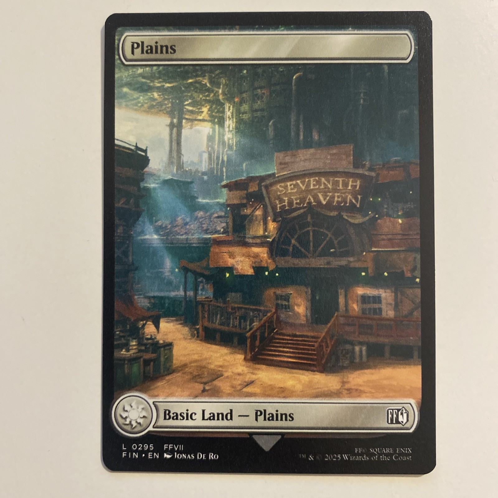 MTG Plains #295 (Full Art) Final Fantasy FIN MTG NM