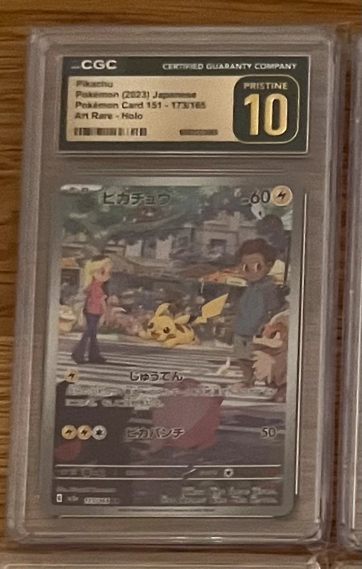 Pokémon Card Pikachu 151 JP CGC Pristine
