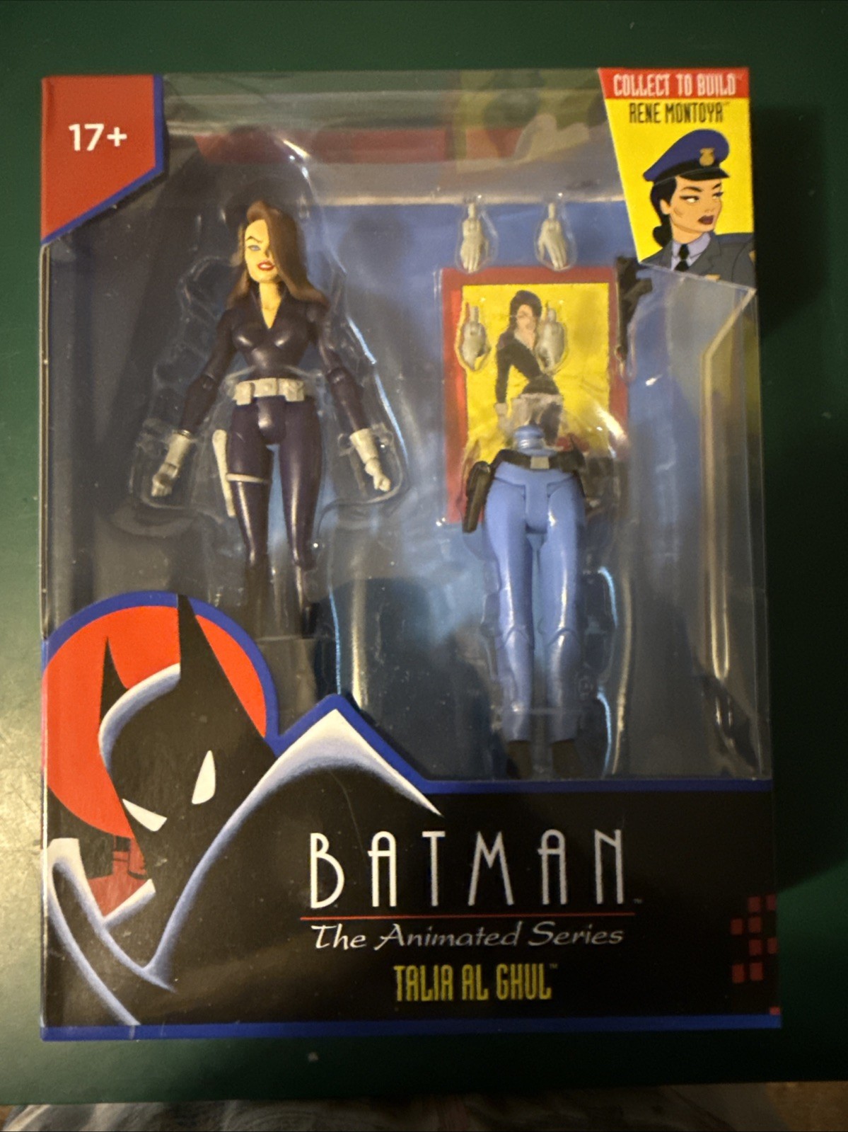 McFarlane Toys BATMAN THE ANIMATED SERIES TAS TALIA AL GHUL RENE MONTOYA BAF!
