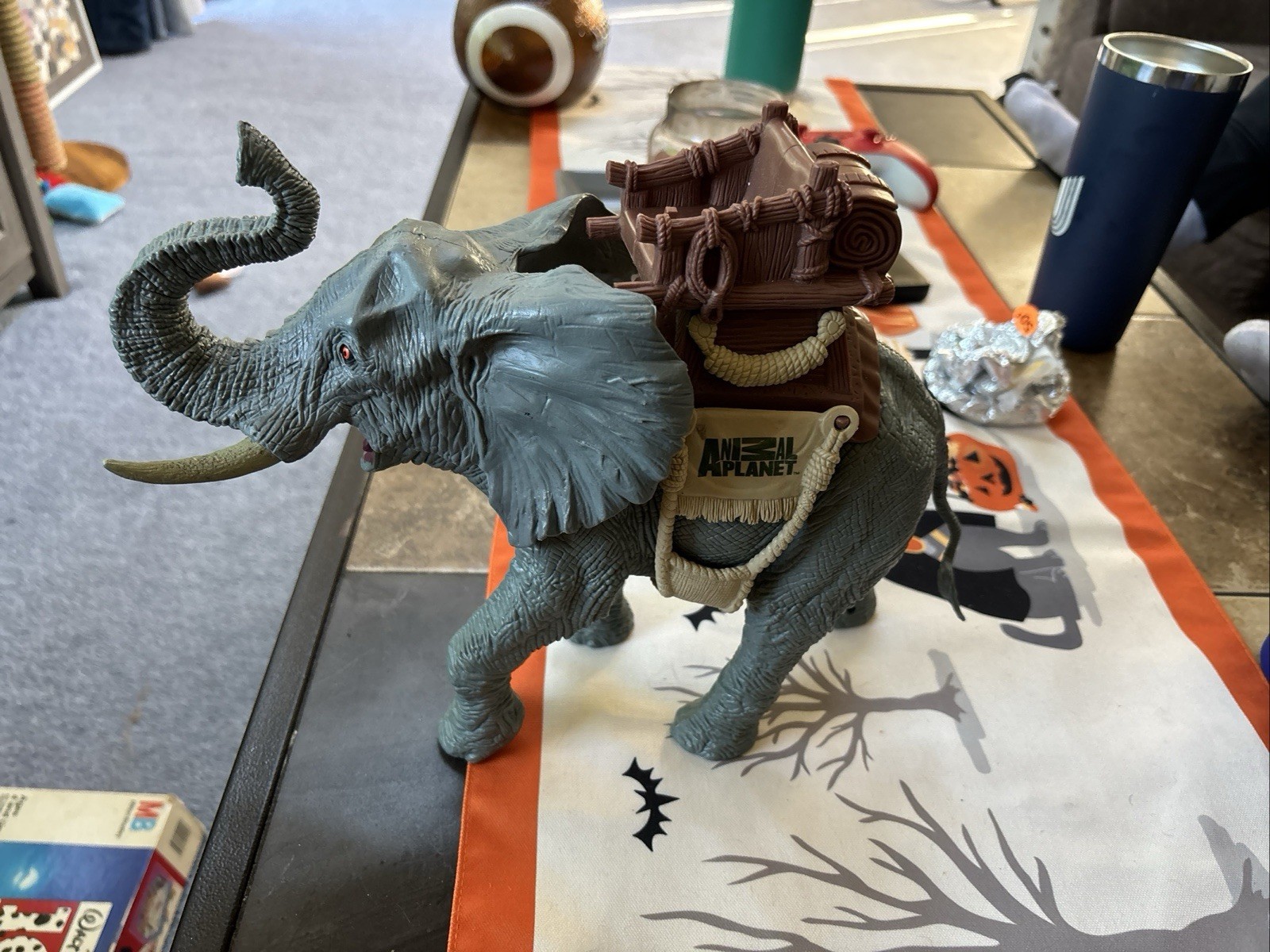Figura Chap Mei Animal Planet Wild Adventures ELEFANTE DI GUERRA 10" x 13" fa rumore