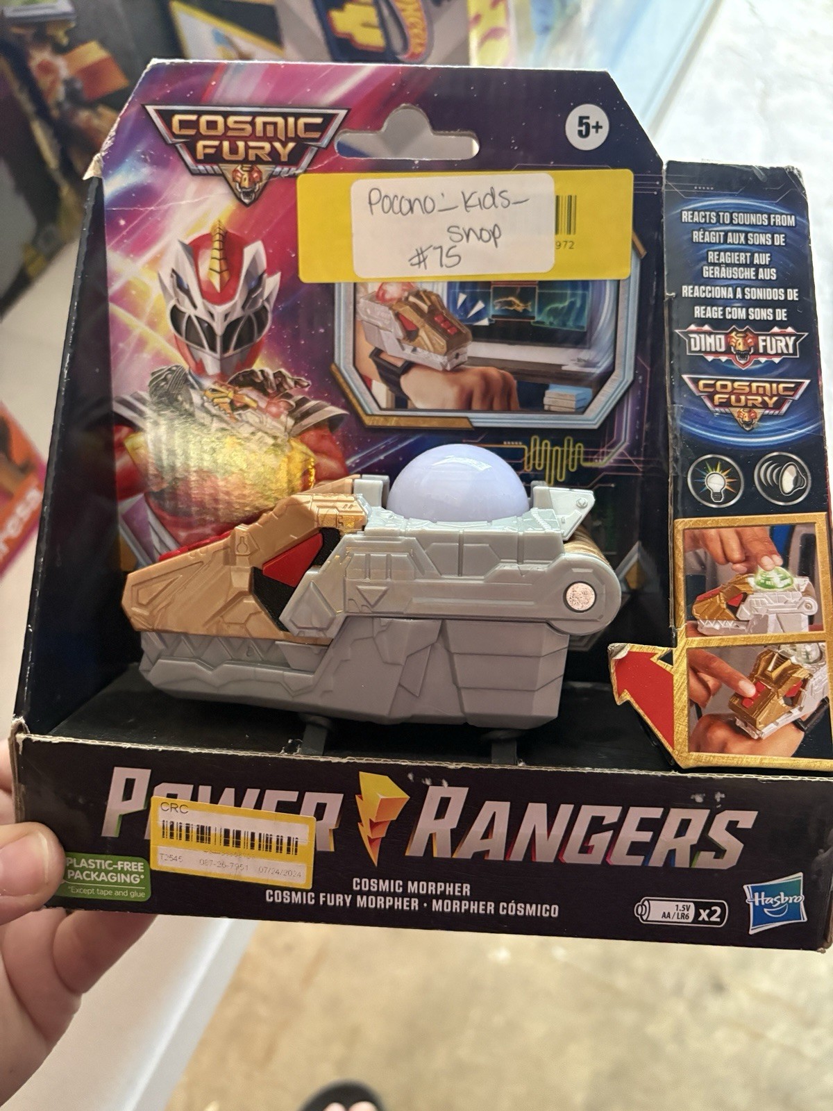 Power Rangers Cosmic Fury Morpher 20+ FX Luci e Suoni Giocattolo di Hasbro