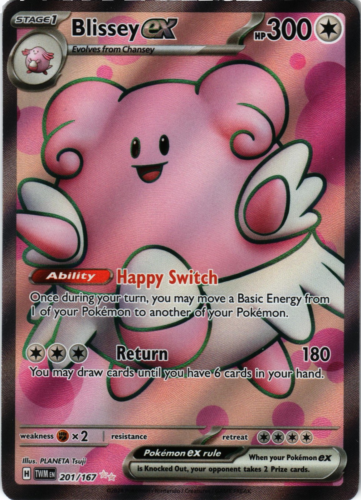Pokémon SV06: Maschera del Crepuscolo #201/167 Blissey ex