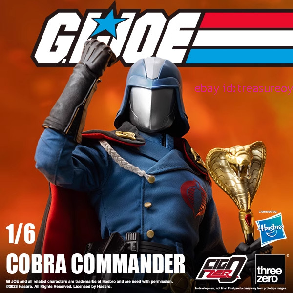 ThreeZero 1/6 G.I.JOE Special Force FigZero Cobra Commander Figure Toys 