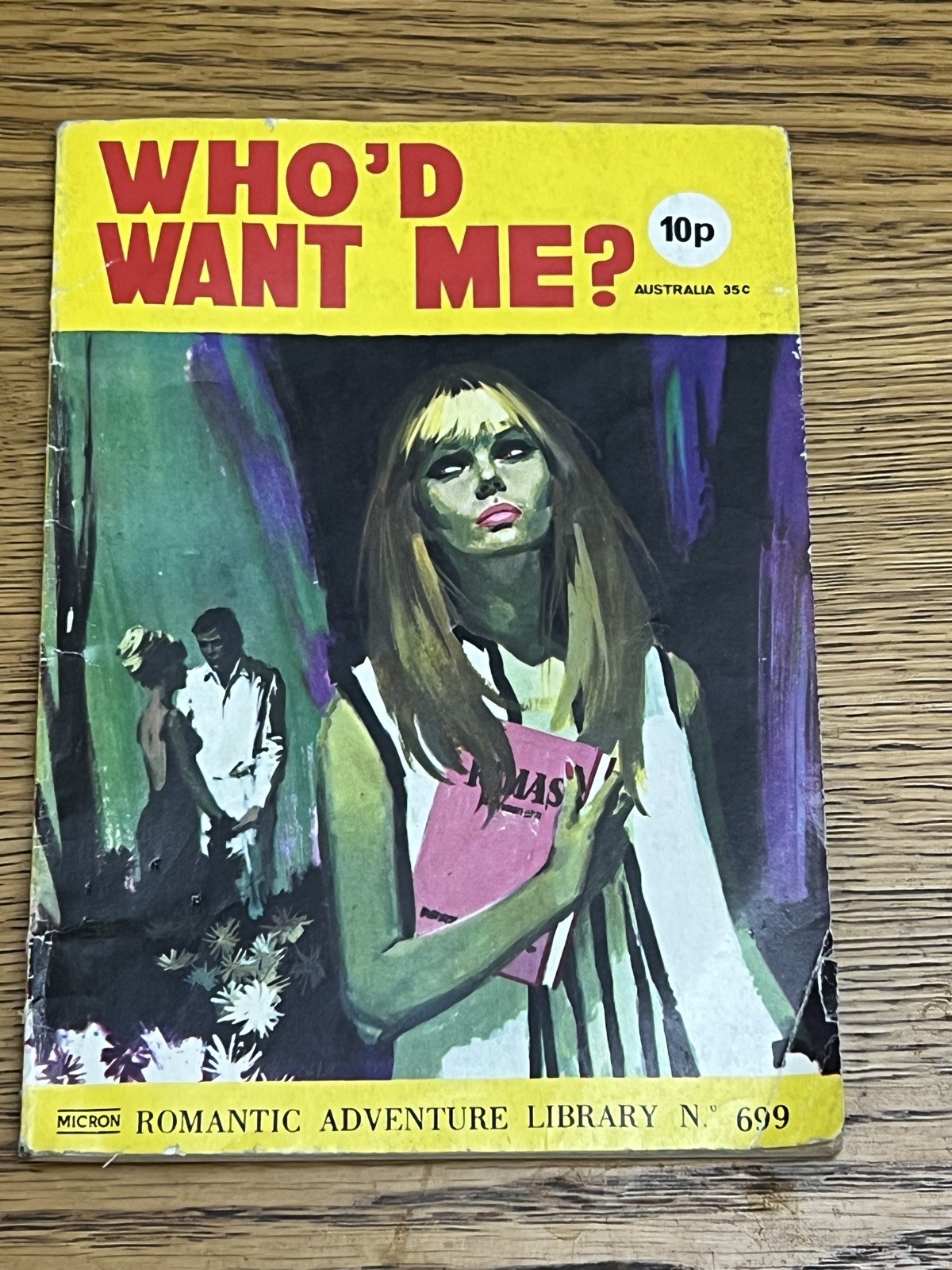 Vintage 70s Micron Romantic Adventure Library No. 699  “Who’d Want Me?Rare Comic