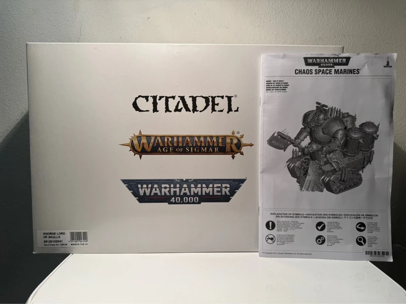 Warhammer 40K World Eaters Lord of Skulls - NOS New On Sprue Games Workshop