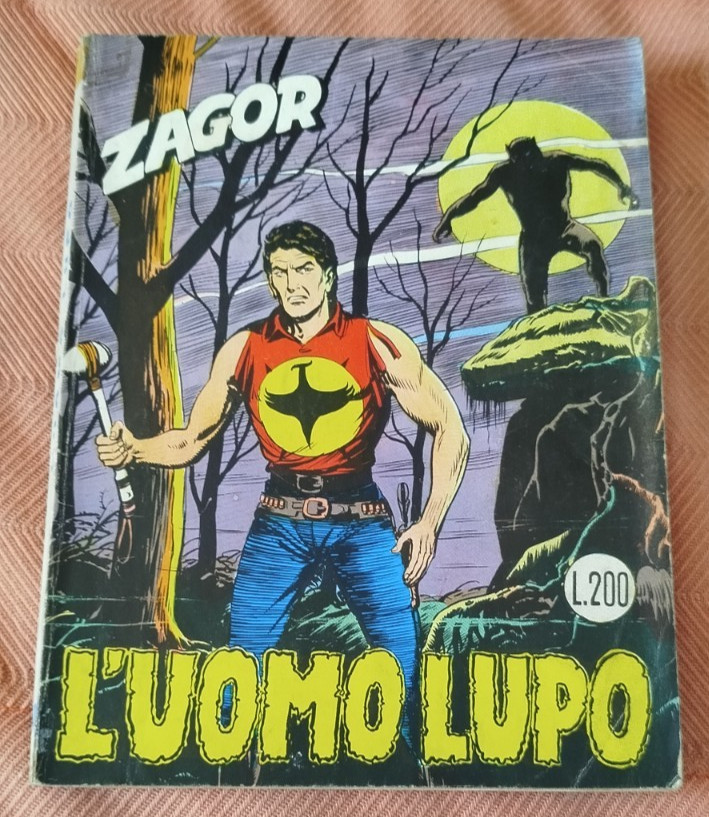 ZAGOR ZENITH 100 L'UOMO LUPO ORIGINALE OTTIMO LUGLIO 1969