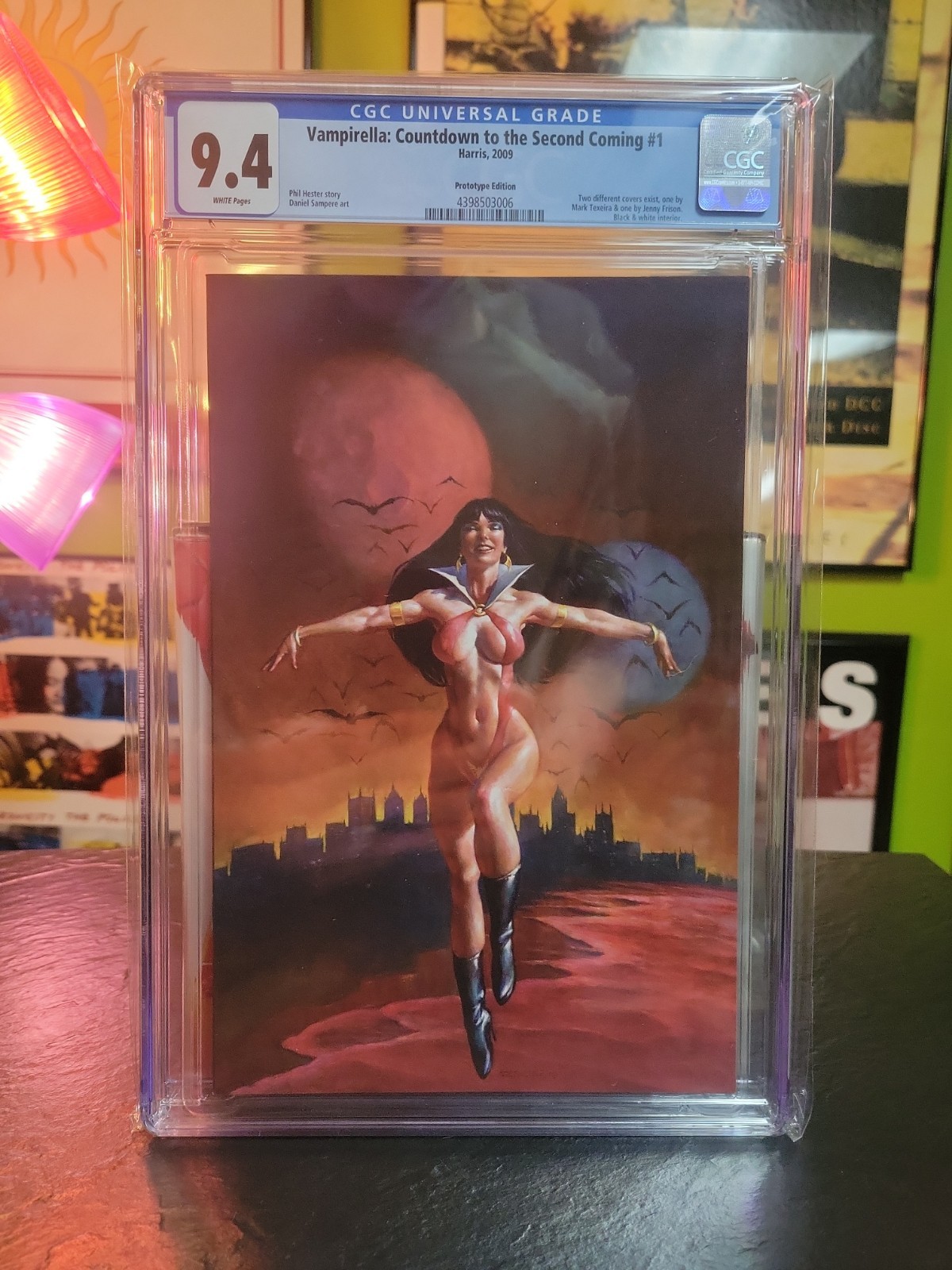 VAMPIRELLA COUNTDOWN TO THE SECOND COMING #1 PROTOTIPO CGC 9.4 JENNY FRISON HTF