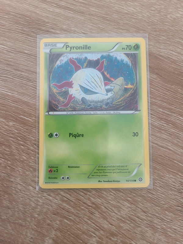 Carte pokemon  Pyronille 14/114