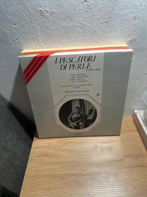 Bizet Die Perlenfischer Vinyl LP – I Pescatori di Perle Oper Aufnahme