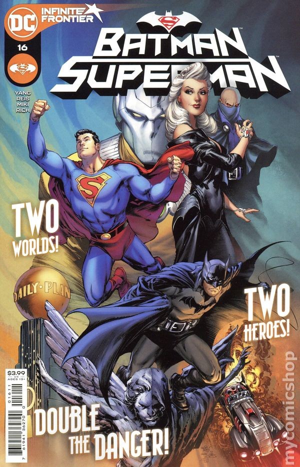 Batman Superman #16A Reis FN 2021 Immagine Stock