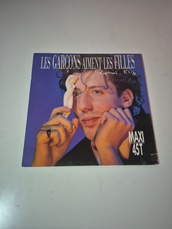 🎧 Maxi 45t " Raphael Elig - Les Garcons Aiment Les Filles "