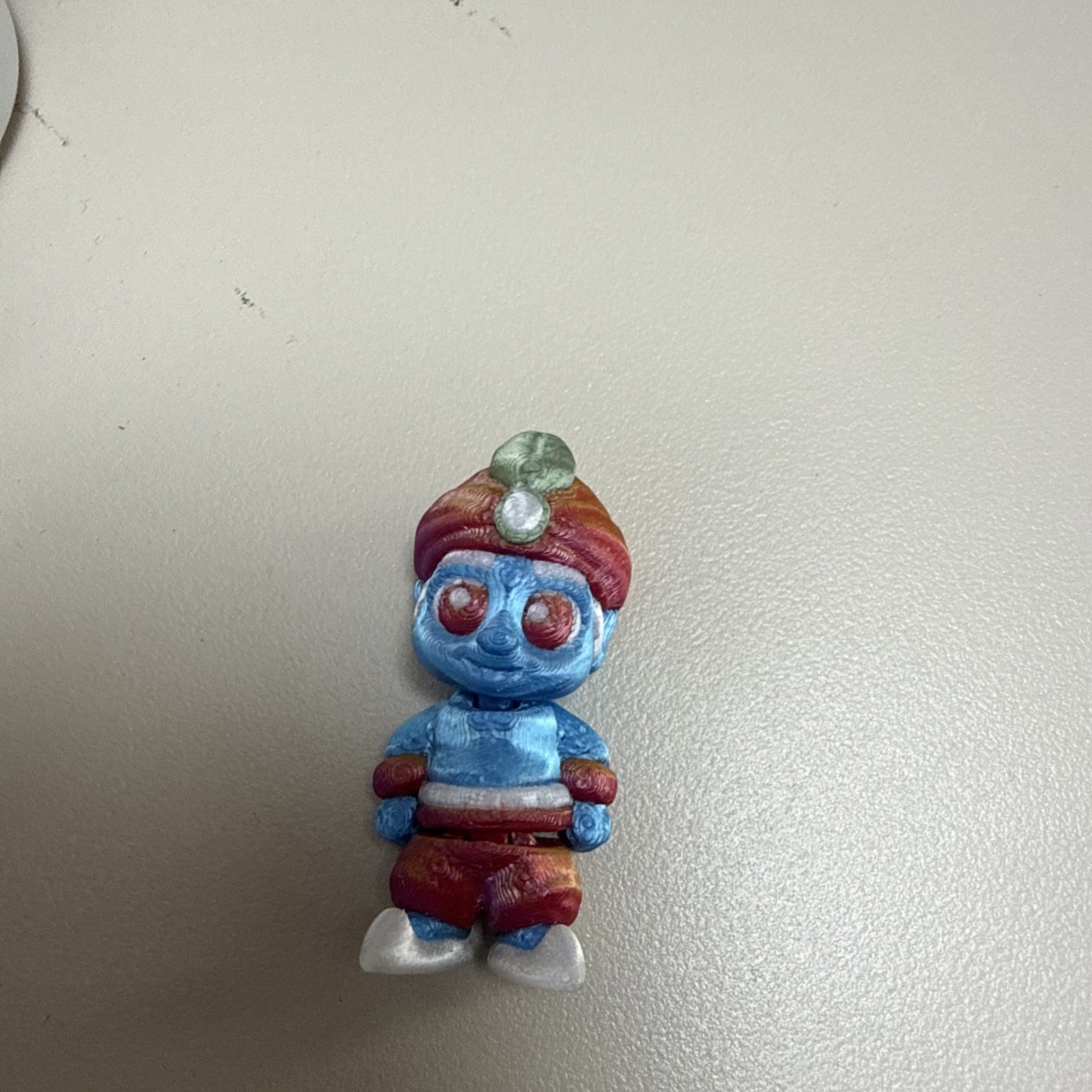 Wigglitz 1” NIMBUS GENIE Figure 2025 Blue And Red Shiny Legendary ZB Designs