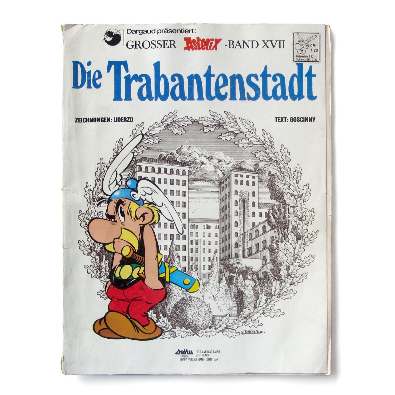Asterix Volume XVII 17: Die Trabantenstadt (1991) - Album fumetti delta Editore