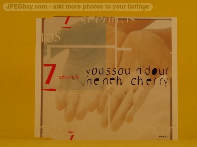 Youssou N'Dour 7 Seconds (L78) 5 Track CD Single including Picture Sleeve Columb