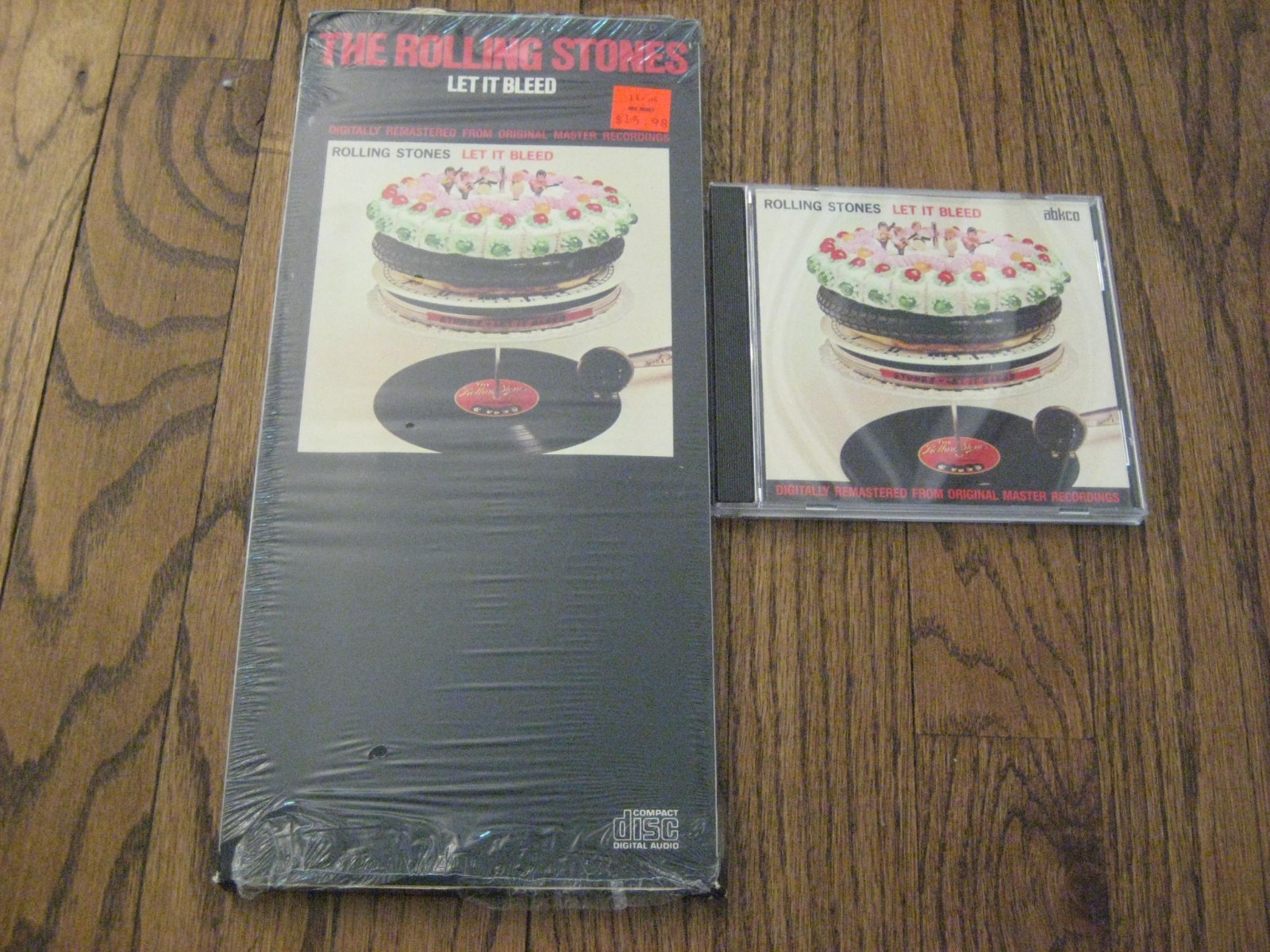 The Rolling Stones Let It Bleed Longbox and cd Gimmie Shelter
