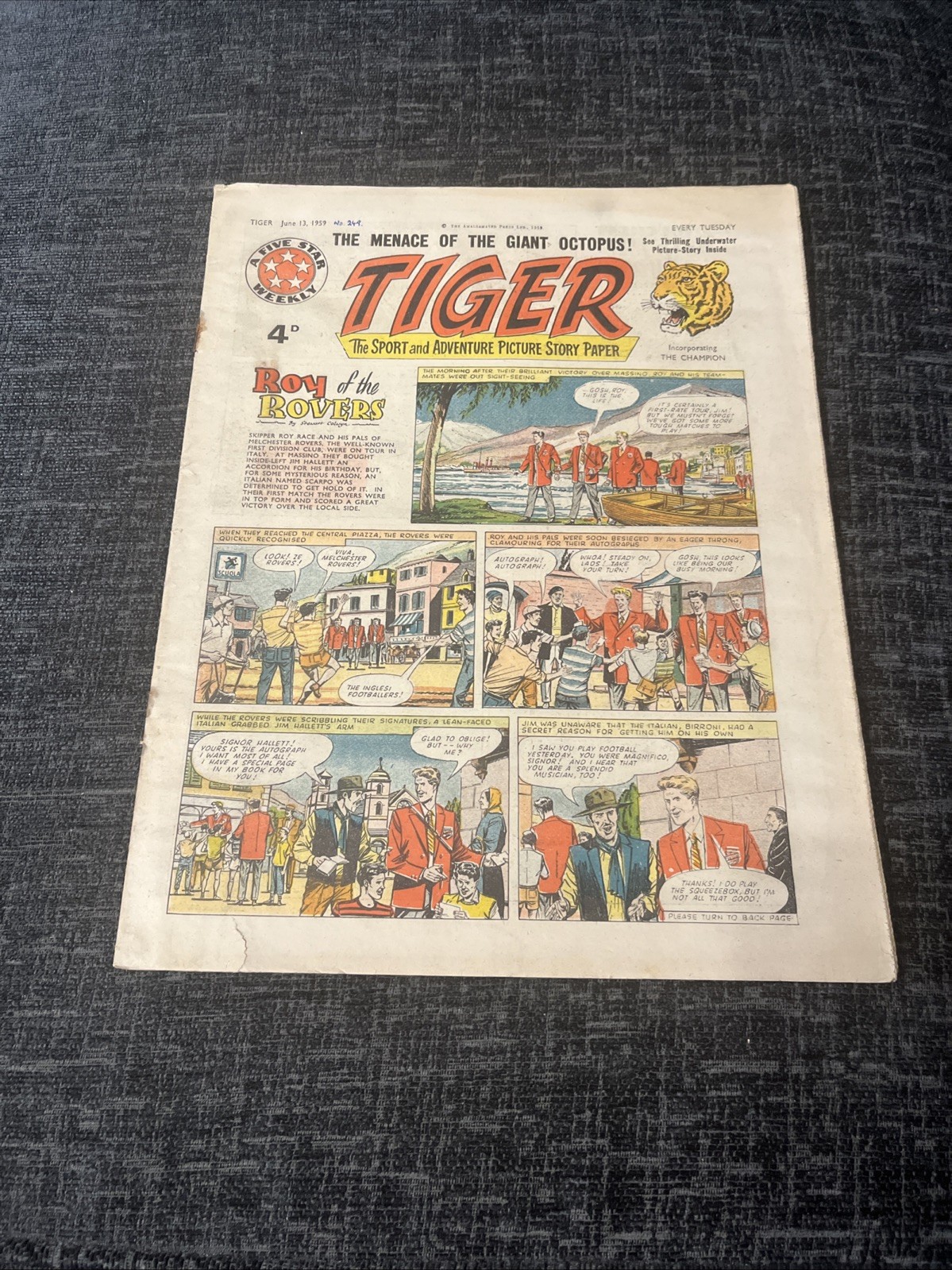 Tiger Comic - 13 June 1959