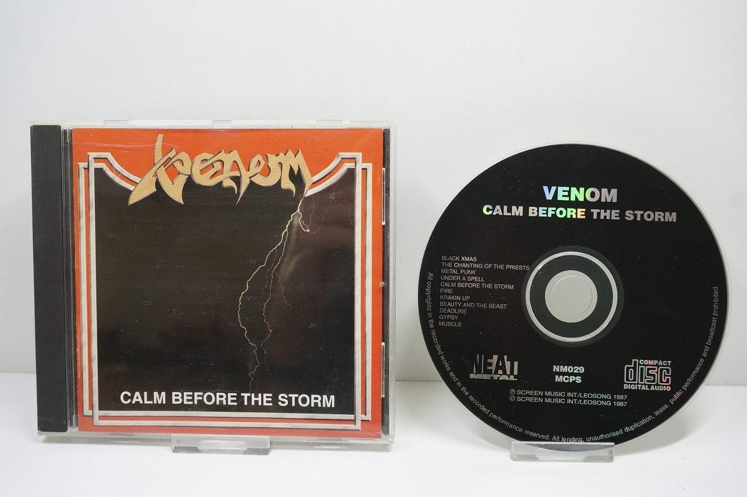 Venom ''Calm Before The Storm'' [CD Reissue 1998 Neat Metal]