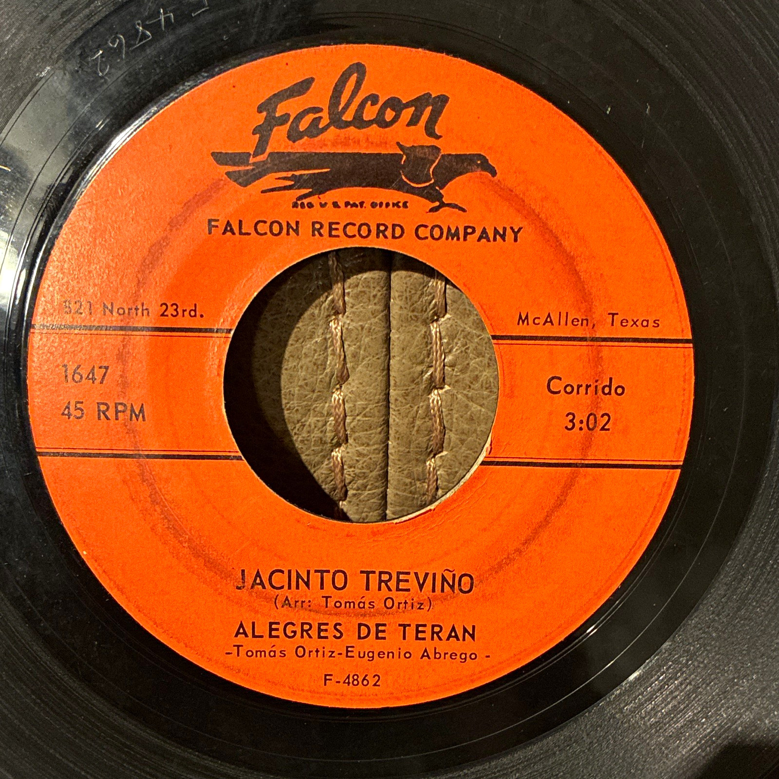 Alegres De Teran Jacinto Treviño/Carga Blanca 7" 45 1647