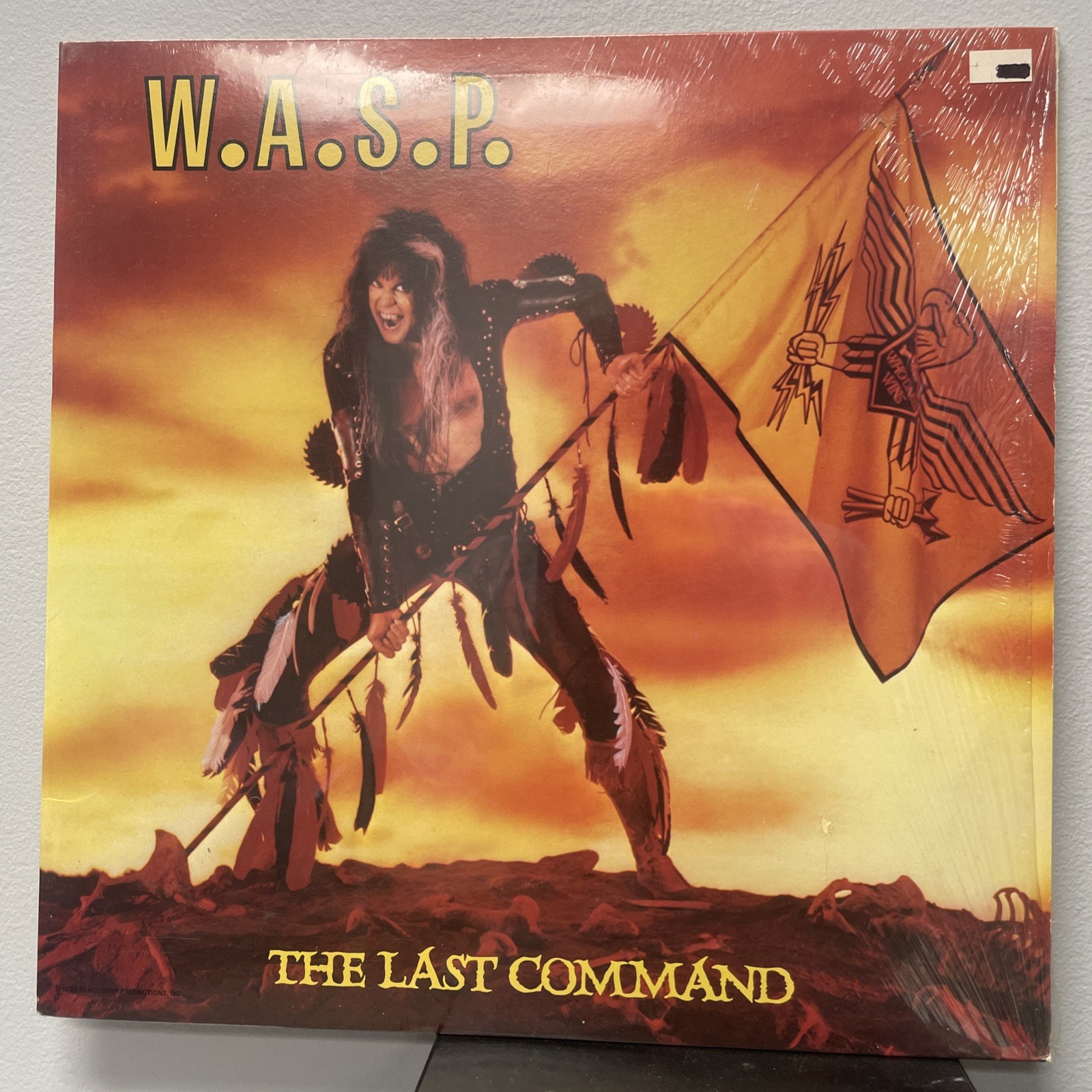 W.A.S.P. THE LAST COMMAND HEAVY METAL VINYL '85 CAPITOL OG SHRINK W/INSERT EX