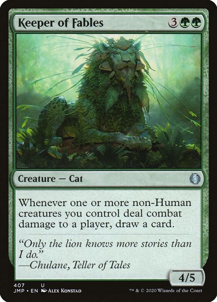 2020 Magic: The Gathering Jumpstart - Keeper of Fables (#407, U, Lightly Played)