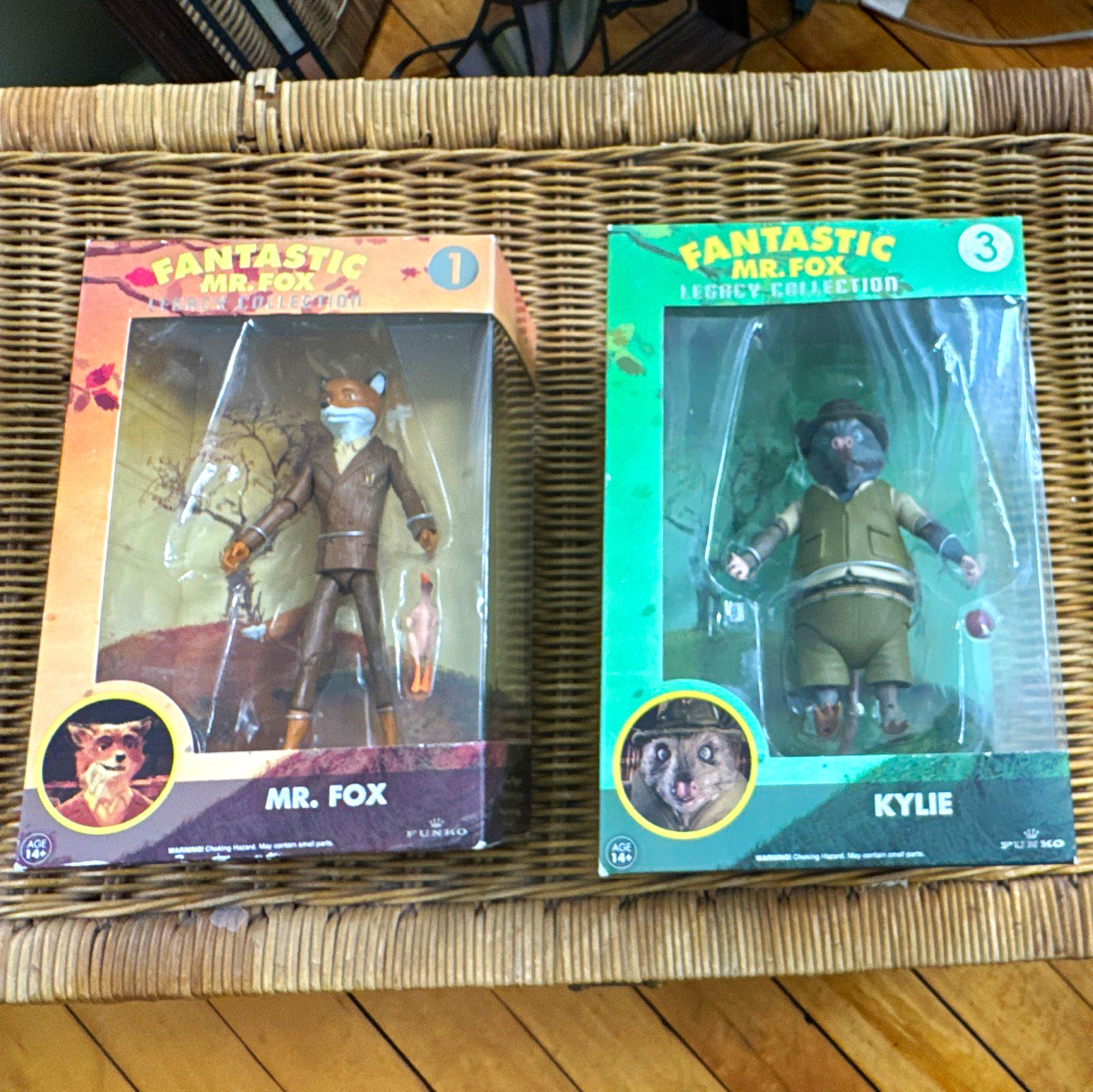 Funko Fantastic Mr. Fox Legacy Collection action figure in scatola Mr. Fox & Kylie