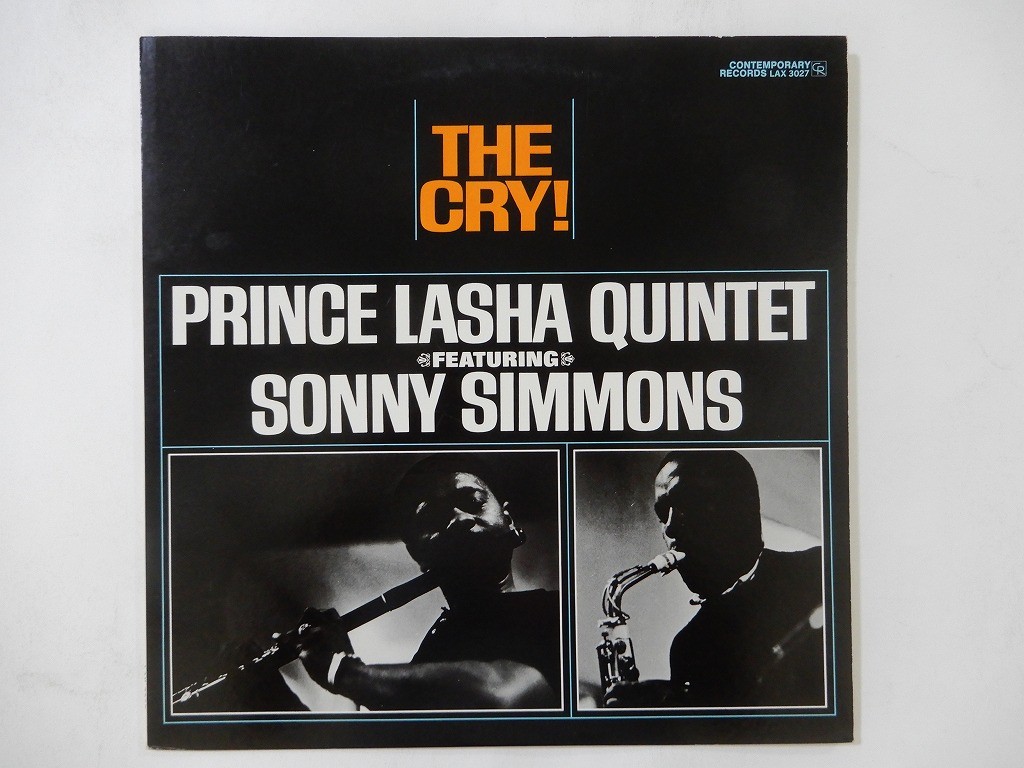 Prince Lasha Quintet Featuring ~ The Cry! Contemporary LAX 3027 Japan   LP