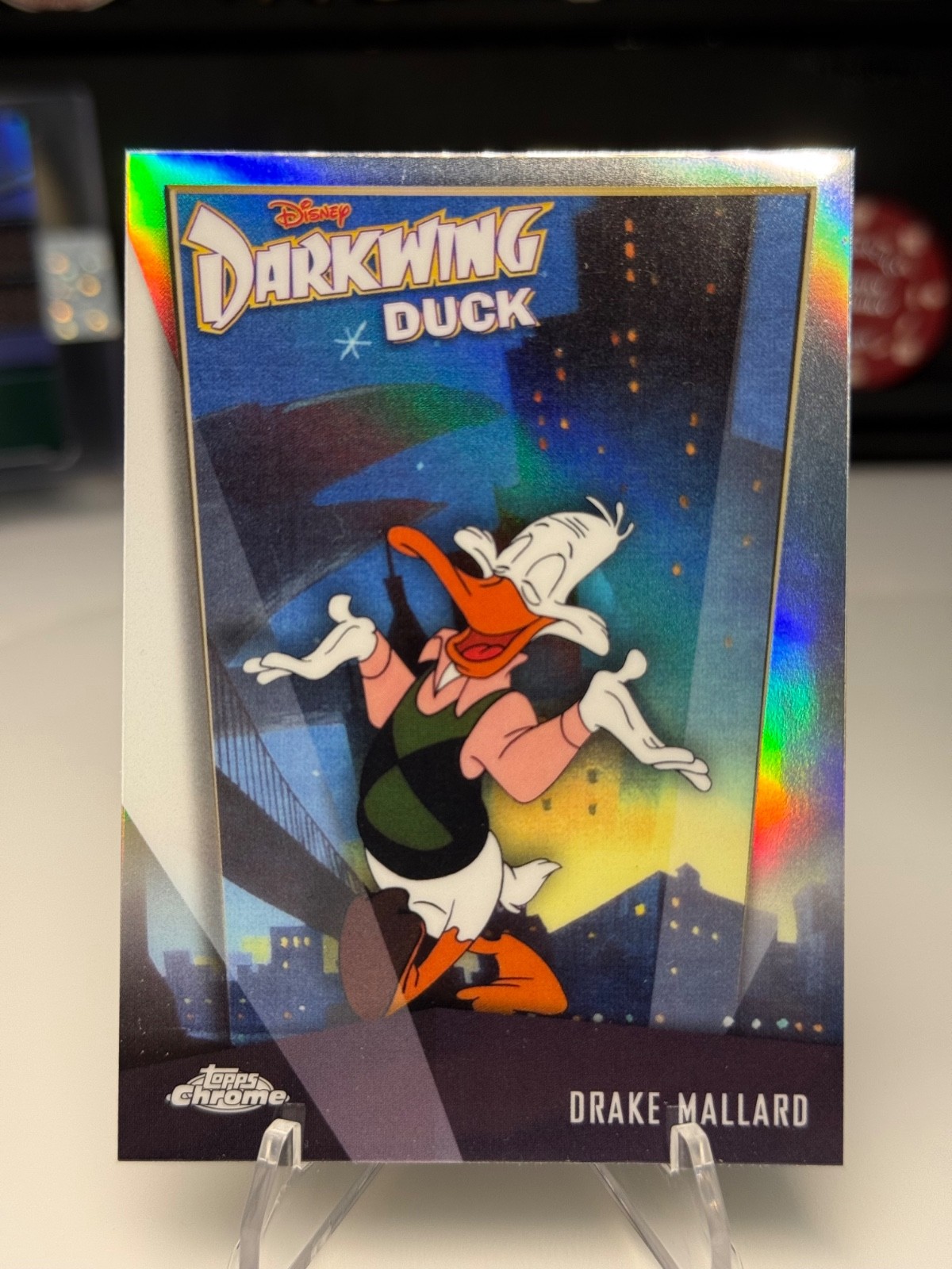 2026 Topps Chrome Disney Darkwing Duck - Drake Mallard DD-2