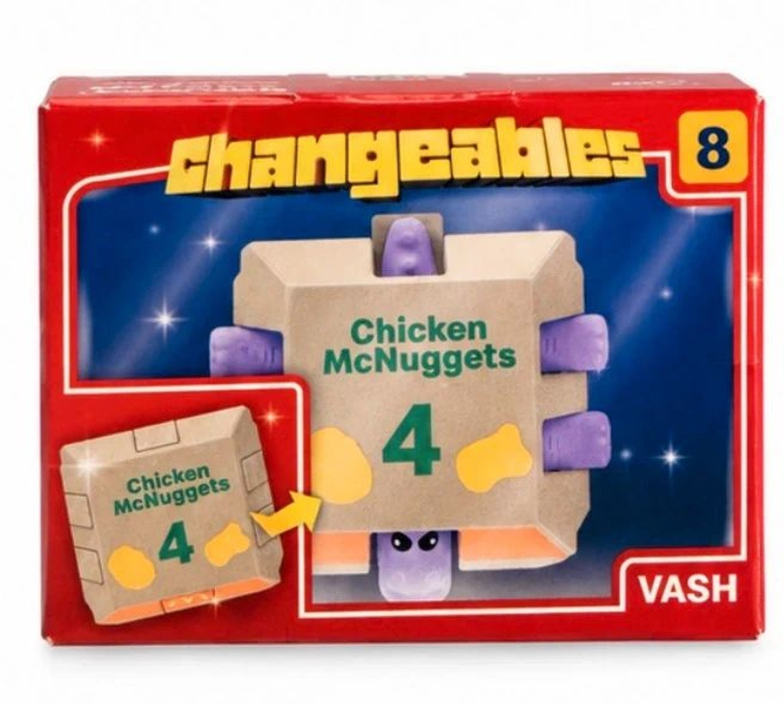 McDonald’s Changeables 2026 #8 VASH Pollo McNuggets Happy Meal Giocattolo NUOVO