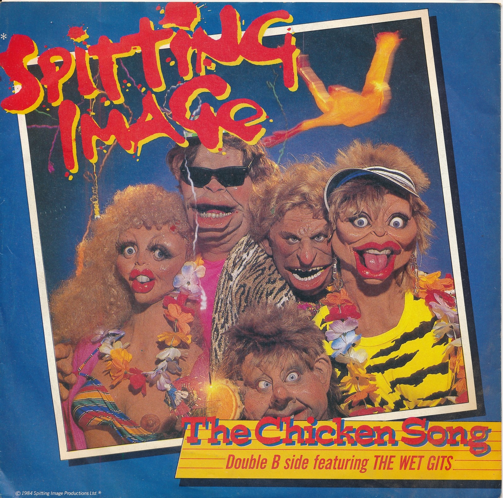 The Chicken Song - Spitting Image - Single 7" Vinyl 294/18