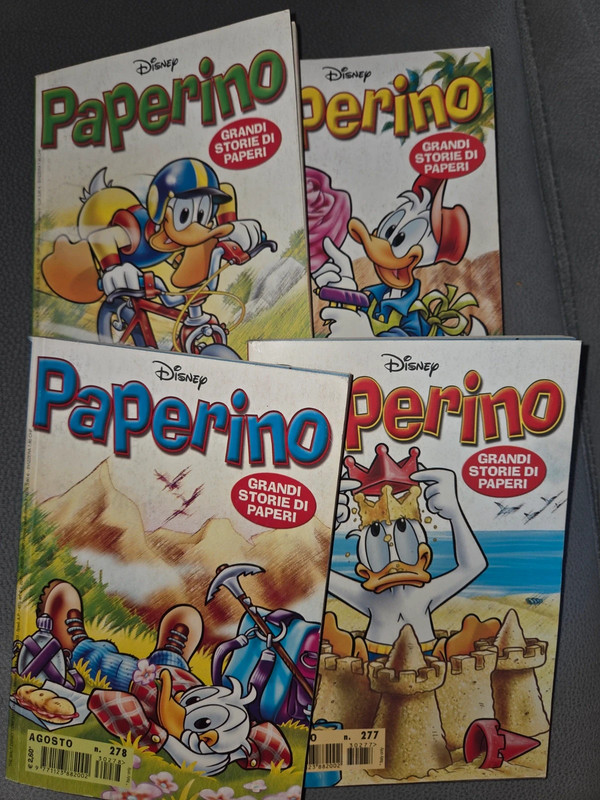 Fumetti "Paperino" - Disney dal n. 275 al n. 278