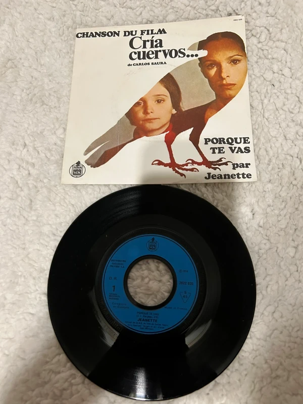 Vinyle 45 tours jeanette porque te vas