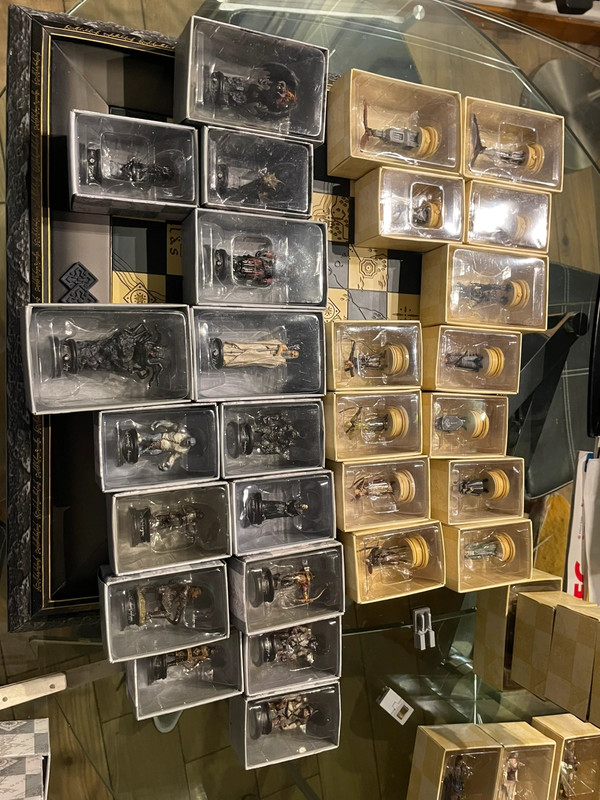 Jeu d’échecs de collection seigneur des anneaux