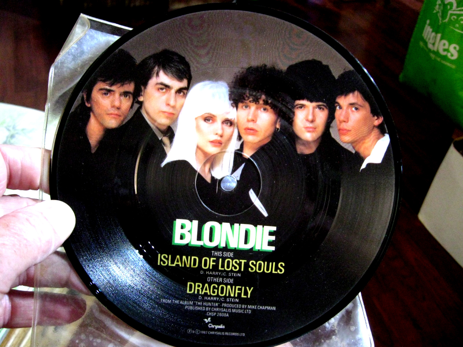Blondie Island of Lost Souls  7"  PICTURE DISC 1982 Chrysalis CHSP 2608 VG++