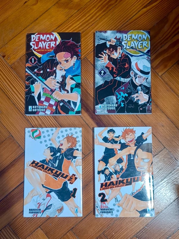 1-2 Demon Slayer e Haikyu!!