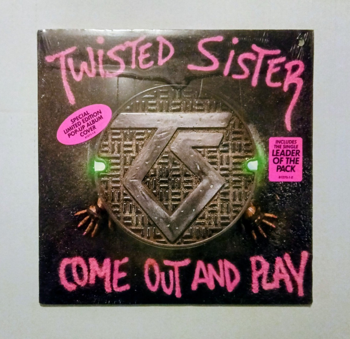 Sealed - Twisted Sister - Come Out and Play 1985 Original Pressing Hype Stickers