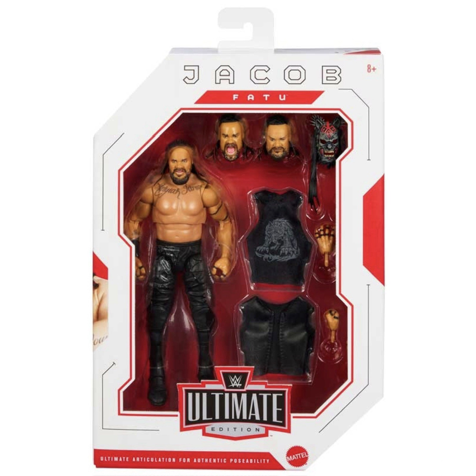 Jacob Fatu WWE Ultimate Edition Elite Series Mattel Wrestling Figure