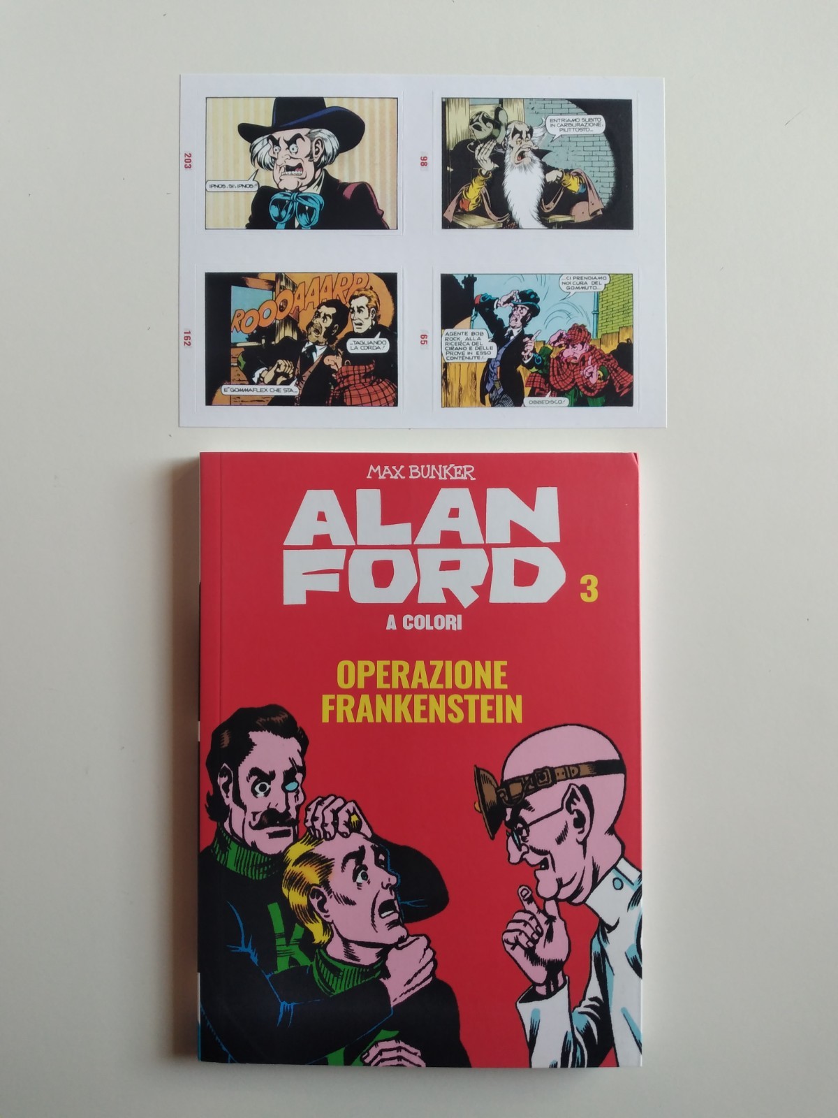 ALAN FORD  a Colori  n.3  c/Figurine   Gazzetta dello Sport   EDICOLA !!  Rif. 2