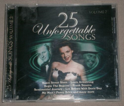 Various - 25 Unforgettable Songs Volume 2 CD (2003) Fast and FREE P&P