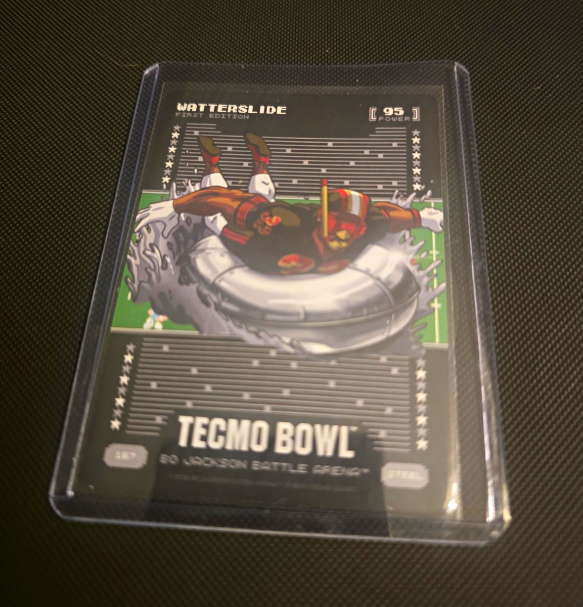 Carta Watterslide Tecmo Bowl Bo Jackson Battle Arena 1a edizione 2024 #187