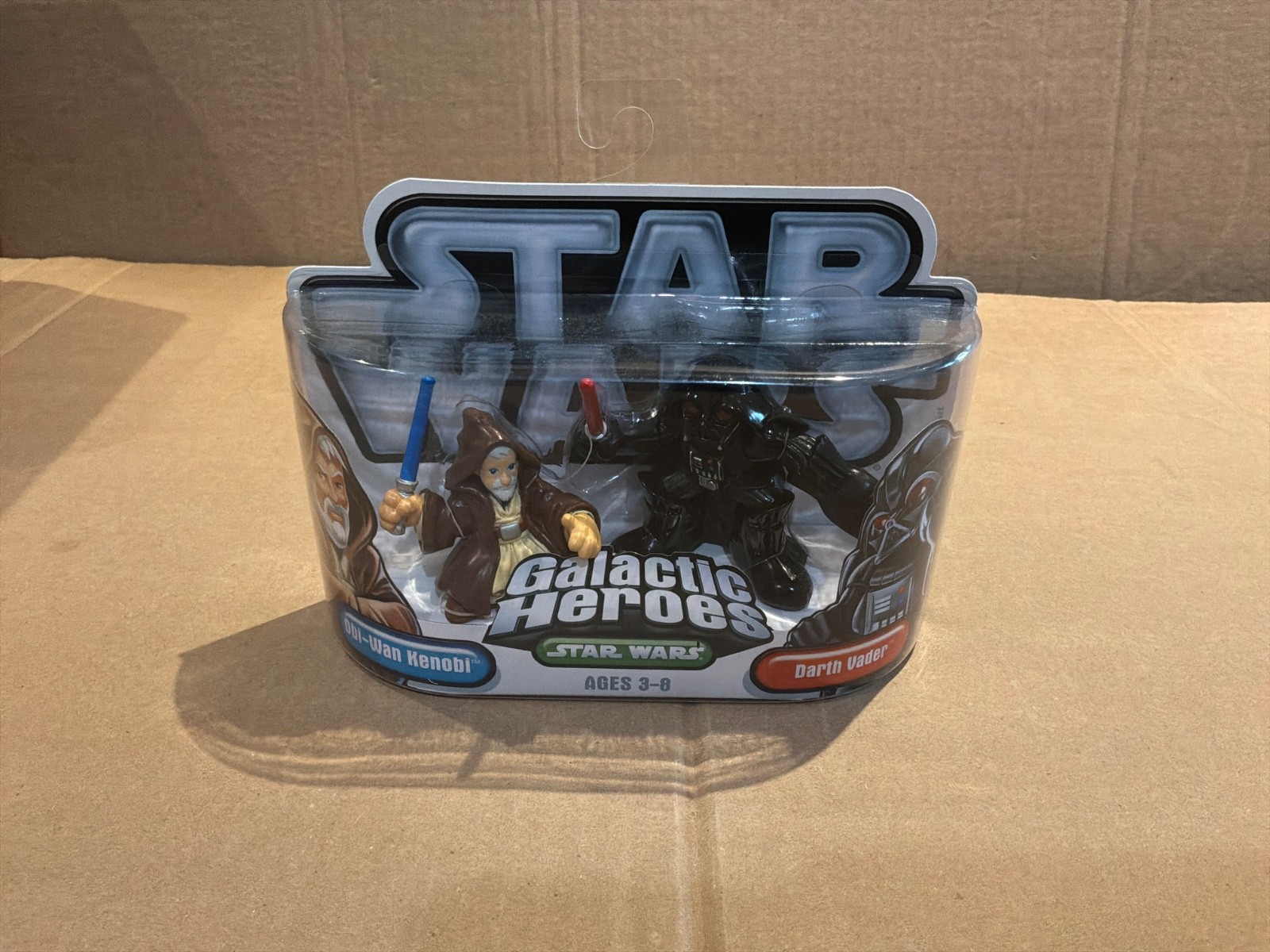 Star Wars Galactic Heroes Obi-Wan Kenobi and Darth Vader sealed