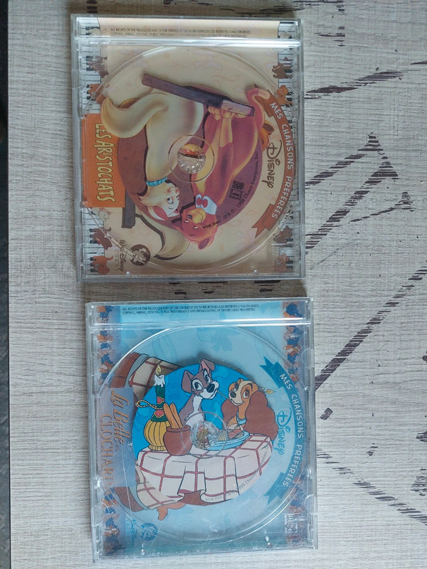 Lot 2 cd Walt Disney rare