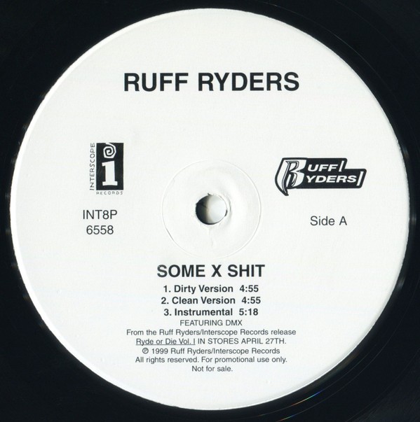 Ruff Ryders - Some X Shit (12") (Near Mint (NM or M-)) - 4388405568