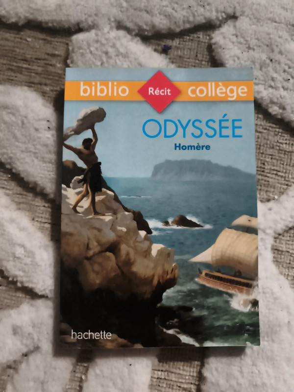 Livre l'Odyssée pour le collège