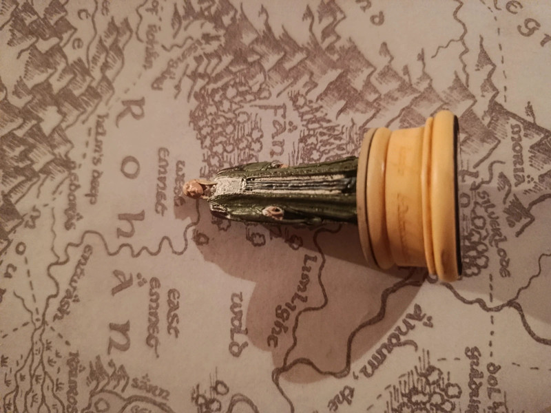 Pièce échecs eaglemoss seigneur des anneaux Celeborn pion blanc