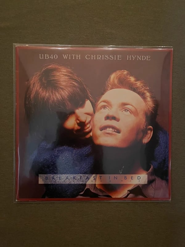 UB40 & Chrissie Hynde Breakfast In Bed 12 inch vinyl maxi single record