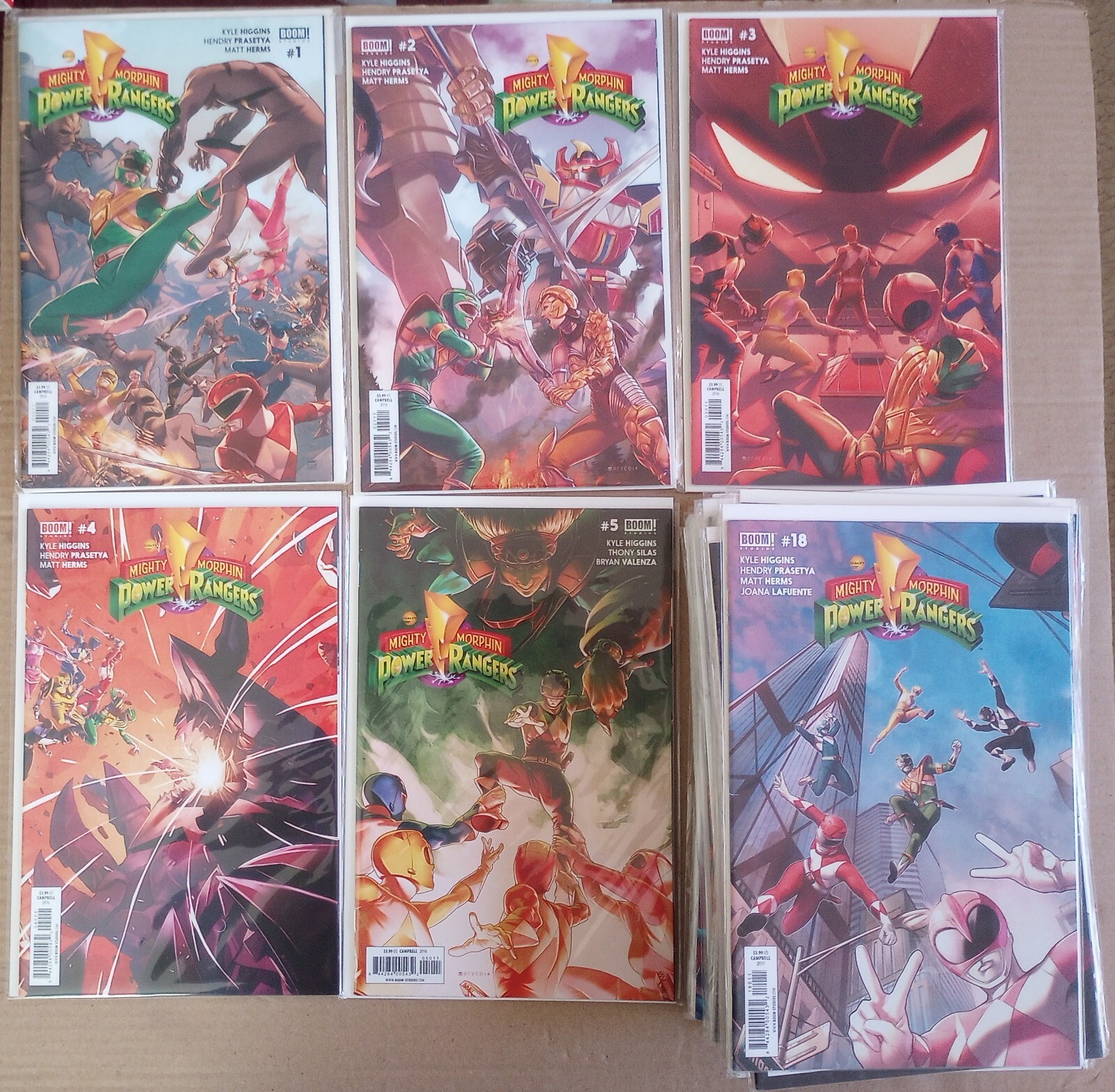 Lotto 53 fumetti Boom Studios Saban Mighty Morphin Power Rangers #1 2 3 4 5 - 122