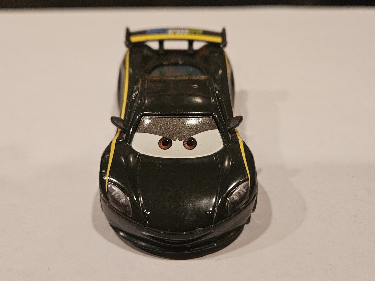 Disney Pixar Cars Lewis Hamilton - Gran Premio del Mondo - Auto da corsa nera - 1:55 