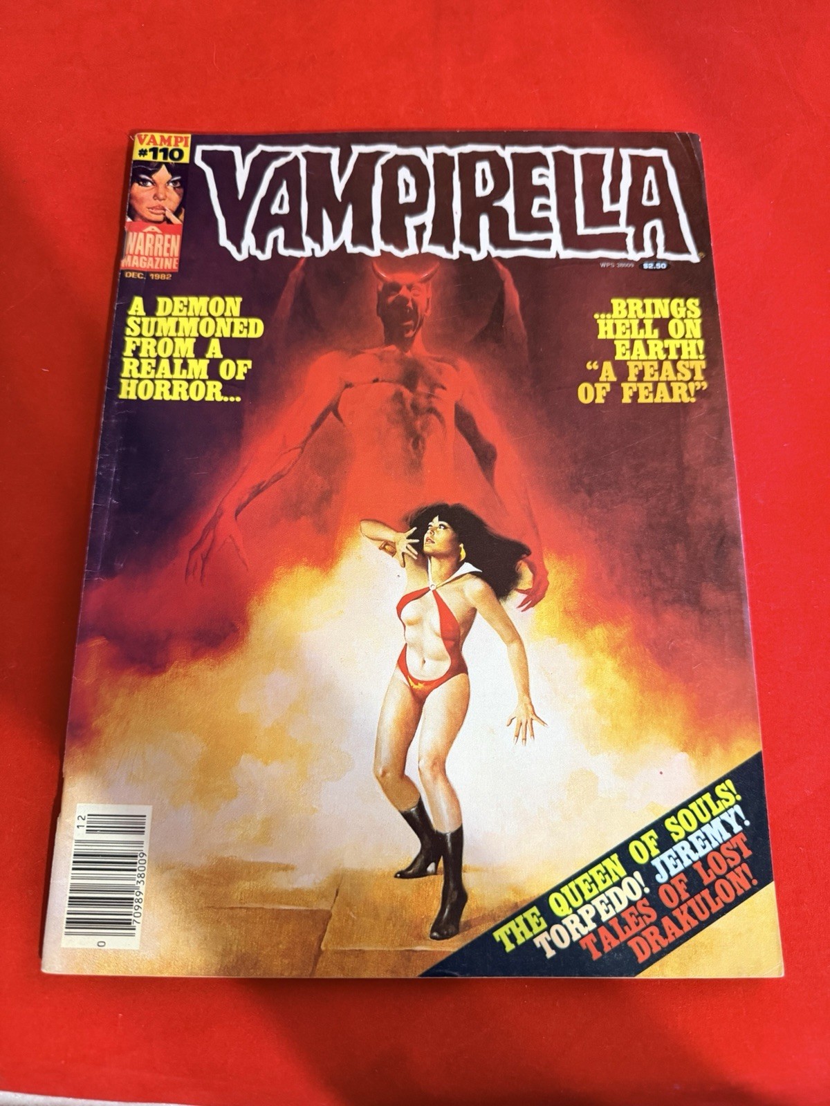 Vampirella #110 1982 Warren Publishing Magazine Comic Horror😱🔥